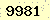 請輸入此驗證碼 : 9981