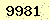 請輸入此驗證碼 : 9981