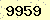 請輸入此驗證碼 : 9959