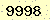 請輸入此驗證碼 : 9998