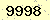 請輸入此驗證碼 : 9998