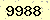 請輸入此驗證碼 : 9988