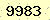 請輸入此驗證碼 : 9983
