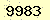請輸入此驗證碼 : 9983