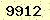 請輸入此驗證碼 : 9912