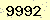 請輸入此驗證碼 : 9992