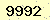 請輸入此驗證碼 : 9992
