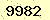 請輸入此驗證碼 : 9982