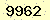 請輸入此驗證碼 : 9962
