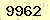 請輸入此驗證碼 : 9962