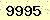 請輸入此驗證碼 : 9995