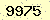 請輸入此驗證碼 : 9975