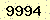 請輸入此驗證碼 : 9994