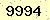 請輸入此驗證碼 : 9994