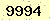 請輸入此驗證碼 : 9994