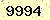 請輸入此驗證碼 : 9994