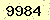 請輸入此驗證碼 : 9984