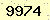 請輸入此驗證碼 : 9974