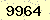 請輸入此驗證碼 : 9964
