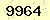 請輸入此驗證碼 : 9964