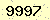 請輸入此驗證碼 : 9997