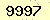 請輸入此驗證碼 : 9997