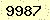 請輸入此驗證碼 : 9987
