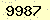 請輸入此驗證碼 : 9987