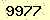 請輸入此驗證碼 : 9977