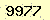 請輸入此驗證碼 : 9977
