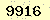 請輸入此驗證碼 : 9916