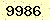 請輸入此驗證碼 : 9986