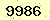 請輸入此驗證碼 : 9986