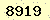 請輸入此驗證碼 : 8919