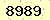 請輸入此驗證碼 : 8989