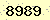 請輸入此驗證碼 : 8989