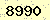 請輸入此驗證碼 : 8990
