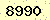 請輸入此驗證碼 : 8990