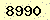 請輸入此驗證碼 : 8990