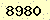 請輸入此驗證碼 : 8980