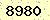 請輸入此驗證碼 : 8980