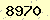 請輸入此驗證碼 : 8970