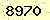 請輸入此驗證碼 : 8970