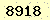 請輸入此驗證碼 : 8918