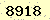 請輸入此驗證碼 : 8918