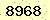 請輸入此驗證碼 : 8968