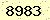 請輸入此驗證碼 : 8983