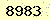 請輸入此驗證碼 : 8983