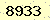 請輸入此驗證碼 : 8933