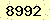 請輸入此驗證碼 : 8992